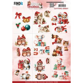 3D Cutting Sheet - Berries Beauties - A Very Furry Christmas - Mini
