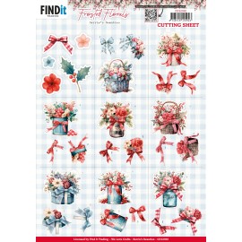 3D Cutting Sheet - Berries Beauties - Frosted Florals - Mini