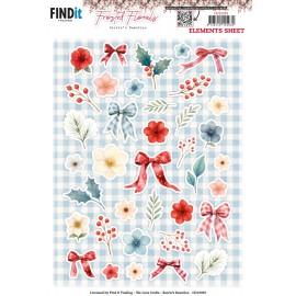 Cutting Sheet - Berries Beauties - Frosted Florals - Small Elements