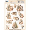 3D Cutting Sheet - Berries Beauties - Cosy WInter - Cosy Bear