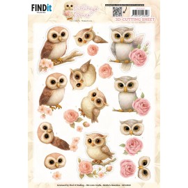 3D Cutting Sheet - Berries Beauties - Owlways Yours - Whimsy