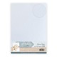 Embossed Paper - Card Deco -  Vine Flourish - White
