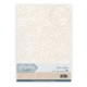 Embossed Paper - Card Deco - Leafy Lace - Sand