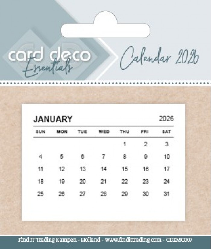 Card Deco Essentials - Calendar tabs