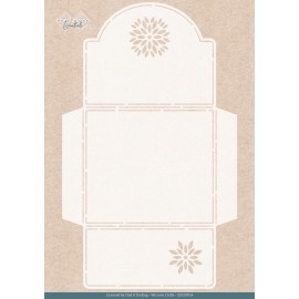 Stencil - Card Deco Essentials - Purple Blossom - Envelope - A4