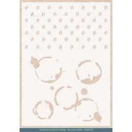 Stencil - Card Deco Essentials - Coffee to Go - A5
