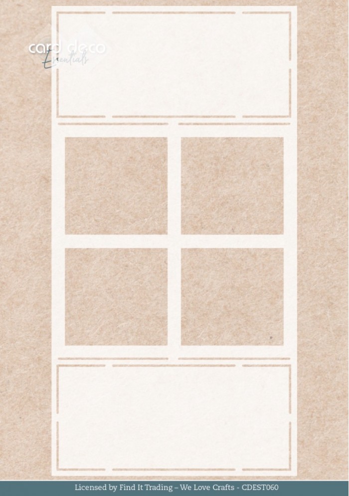 Stencil - Card Deco Essentials - Farm Window - A5