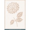 Stencil - Card Deco Essentials - Blue Meadow - Blue Hydrangea A5