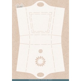 Stencil - Card Deco Essentials - Blooming Sun - Blooming Sunflower A4