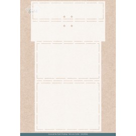 Stencil - Card Deco Essentials - Golden Whisper - Golden Present A4