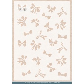 Stencil - Card Deco Essentials - Golden Whisper - Golden Bows A5
