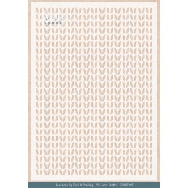 Stencil - Card Deco Essentials - Gnomie Holidays - Gnomie Pattern - A5