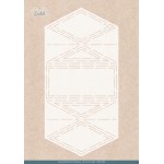 Stencil - Card Deco Essentials - Frosted Florals - Frosted Diamond Card - A4