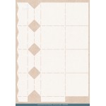 Stencil - Card Deco Essentials - Frosted Florals - Frosted Toffee Box - A4