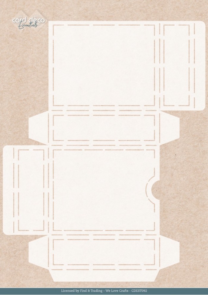 Stencil - Card Deco Essentials - Steampunk - Steampunk Box - A4