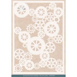 Stencil - Card Deco Essentials - Steampunk - Steampunk Gears - A5