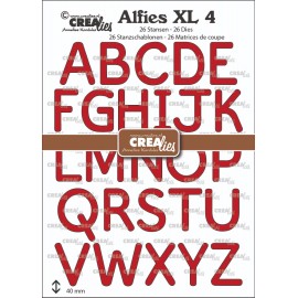 Alfies XL stansset no. 4, Hoofdletters