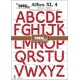 Alfies XL stansset no. 4, Hoofdletters