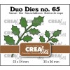 Crealies Die – Holly Leaves 17 pcs