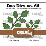 Crealies Die – Holly Leaves 17 pcs