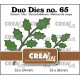 Crealies Die – Holly Leaves 17 pcs