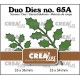 Crealies Die – Holly Mirror Image Leaves 17 pcs