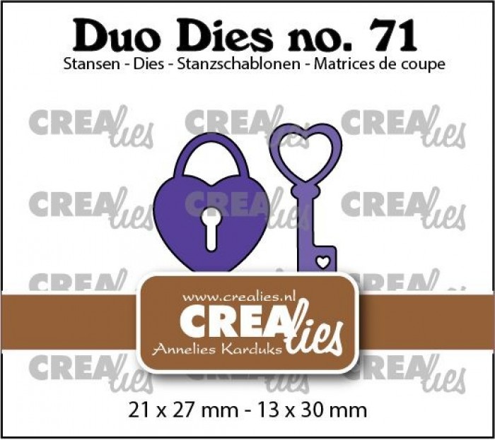Crealies Die – Lock and Key
