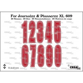 Cijfers XL stansset no. 3 met schaduw