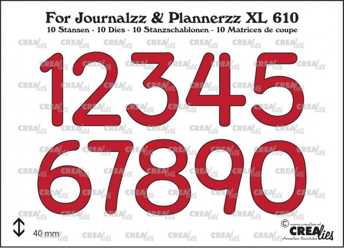 Cijfers XL stansset no. 4