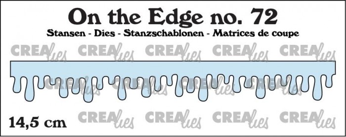 Crealies Die – Icicles with Dripping Honey and Frosting