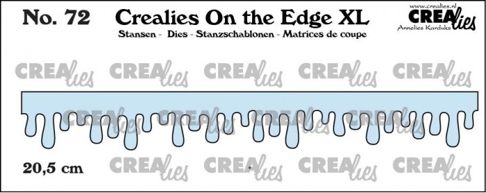 Crealies Die – Icicles with Dripping Honey and Frosting XL