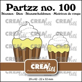 Cupcake middel en klein