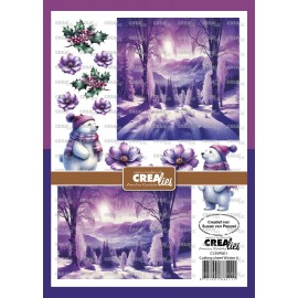 Knipvel Winter A (per 8 stuks) A4