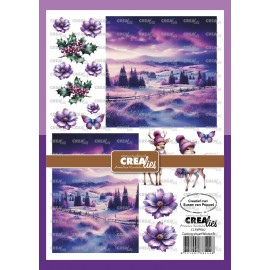 Knipvel Winter B (per 8 stuks) A4