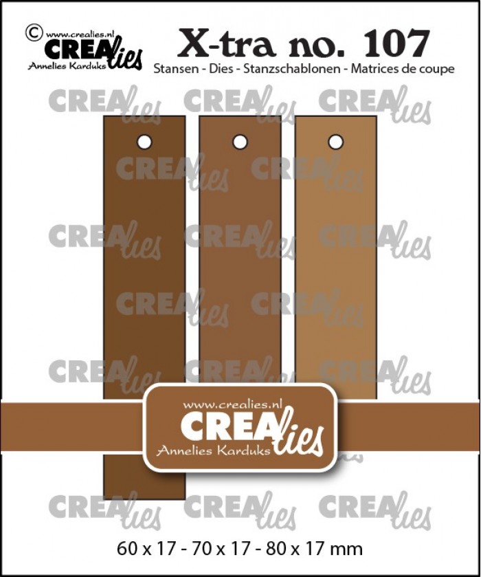 X-tra stansen no. 107, Rechte labels glad