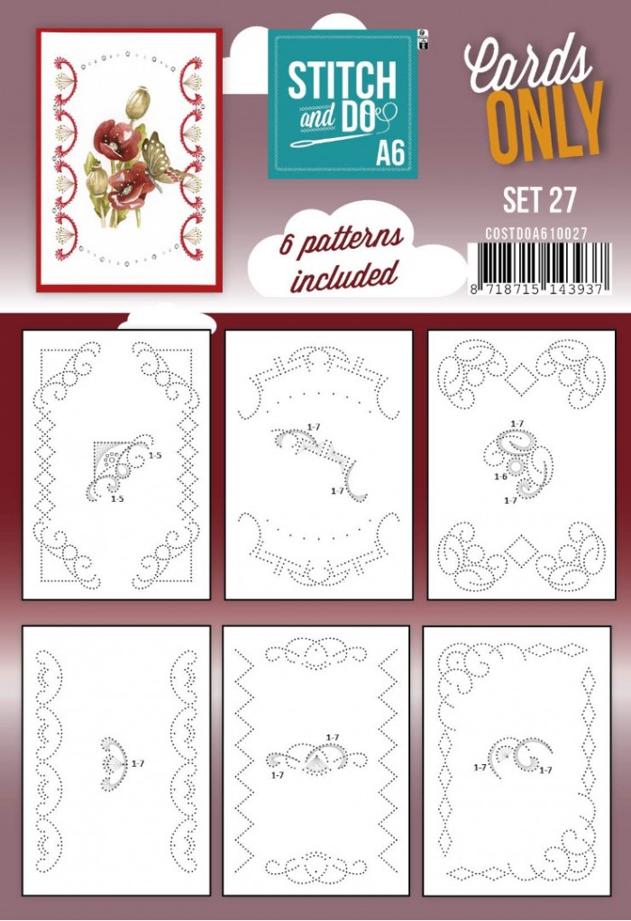 Stitch and Do - Cards Only A6 - Set 27