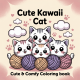 Findit Color - Coloring Book - Cute Kawaii Cat