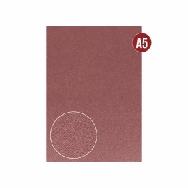 Cardstock - Fiber - Christmas Red - A5