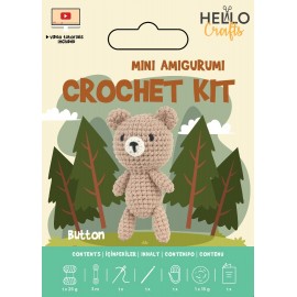 Knitty Critters - Easy Amigurumi Kit - Button