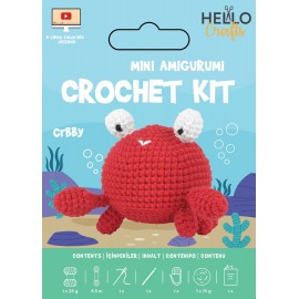 Knitty Critters - Easy Amigurumi Kit - Crabby