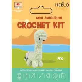 Knitty Critters - Easy Amigurumi Kit - Dino