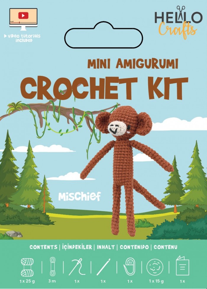 Knitty Critters - Easy Amigurumi Kit - Mischief