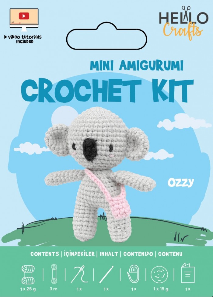 Knitty Critters - Easy Amigurumi Kit - Ozzy