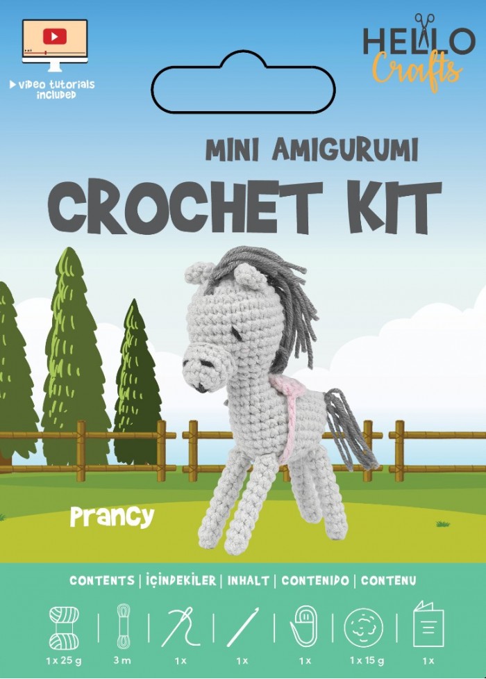 Knitty Critters - Easy Amigurumi Kit - Prancy