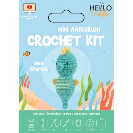 Knitty Critters - Easy Amigurumi Kit - Sea Sparkle