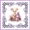3D Hobbydots Sheet - Berries Beauties - Pastel Purple Christmas 1