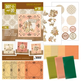 Hobbydots on Colour 38 - Frosted Gold Christmas