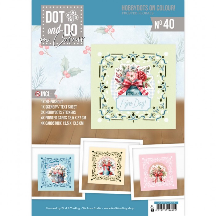Hobbydots on Colour 40 - Frosted Floral