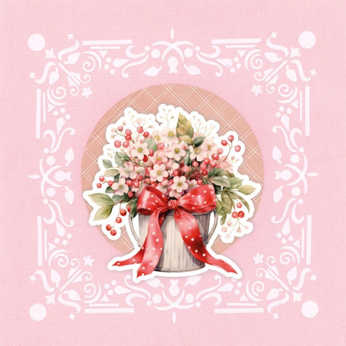 Hobbydots on Colour 40 - Frosted Floral