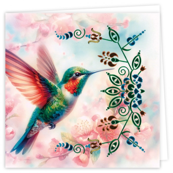 Dot and Do Cards 23 - Berries Beauties - Hummingbirds